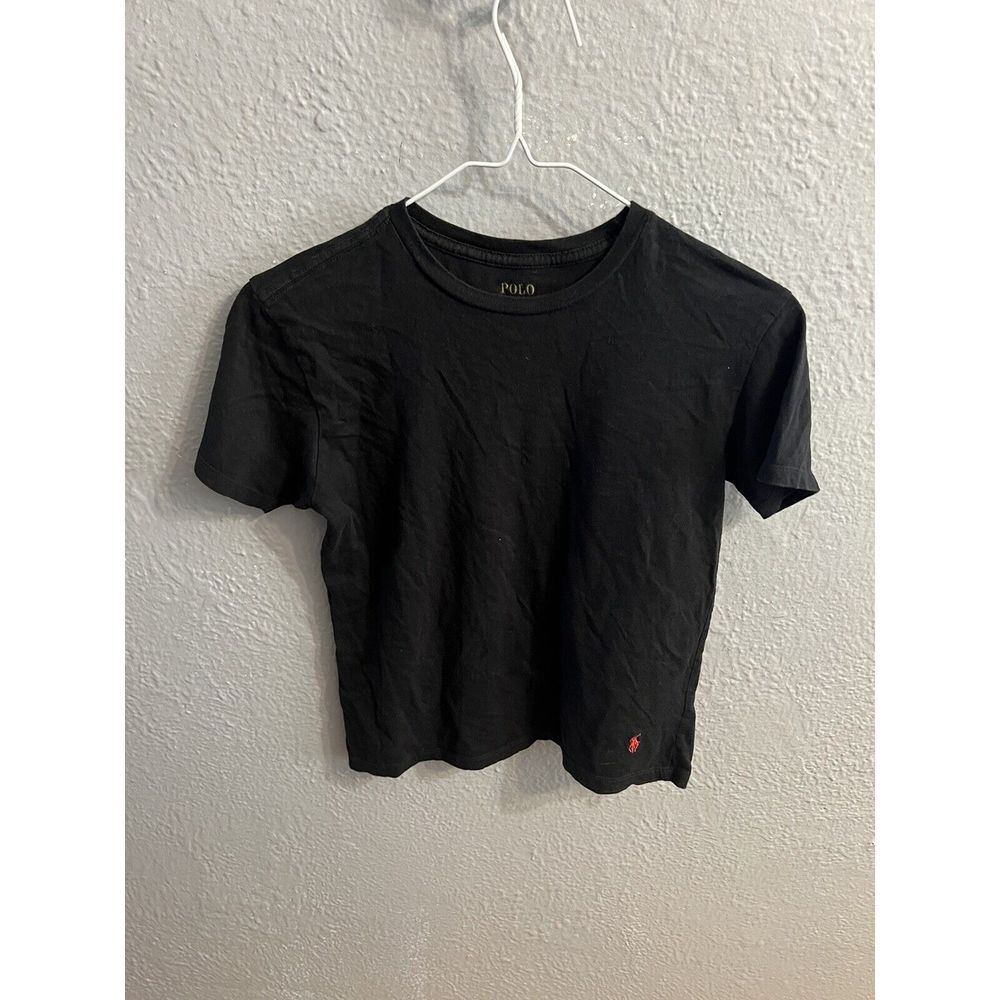 Ralph Lauren Polo Boy Short Sleeve  Crew Neck Size‎  Black